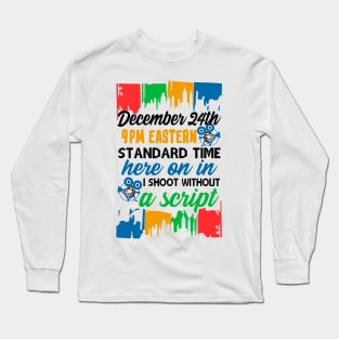 Broadway Ugly Christmas Sweater Inspired By Rent Musical Long Sleeve T-Shirt